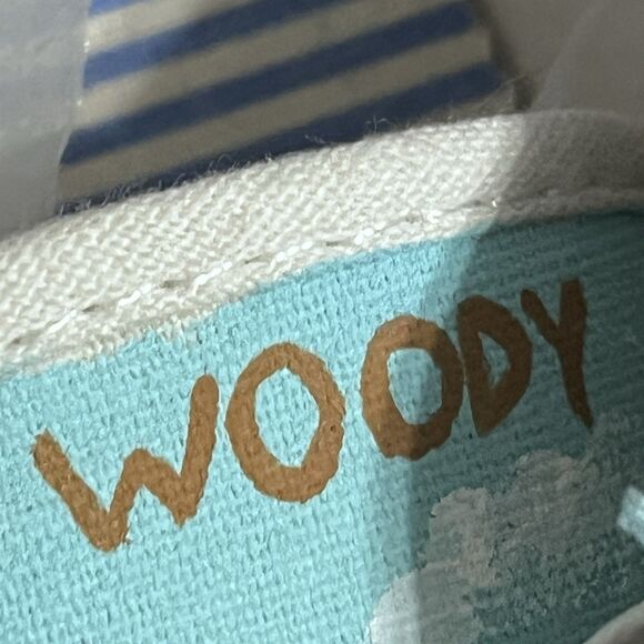 Custom Hand Painted Toy Story Inspired Canvas Sneakers Woody Buzz Women's Size 9 - Picture 6 of 10